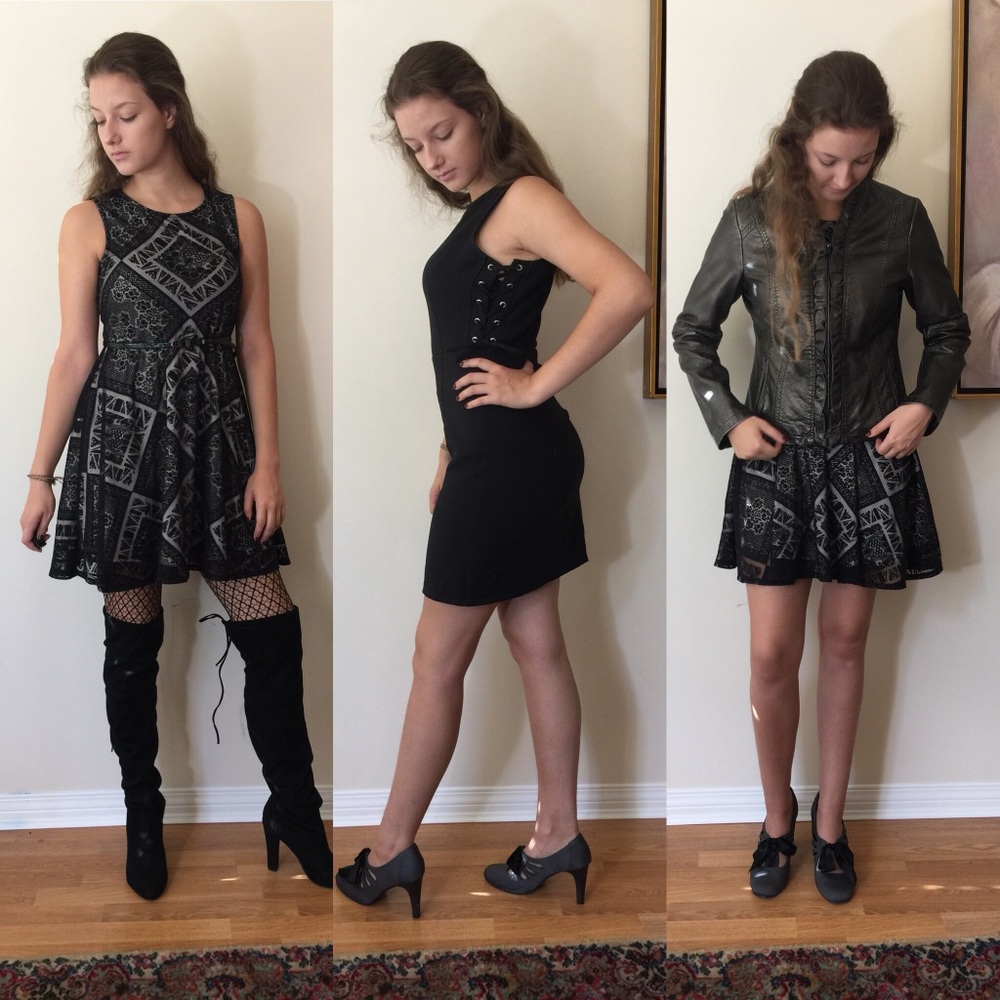 👗🖤TWO DRESSES AND A JACKET🖤👗